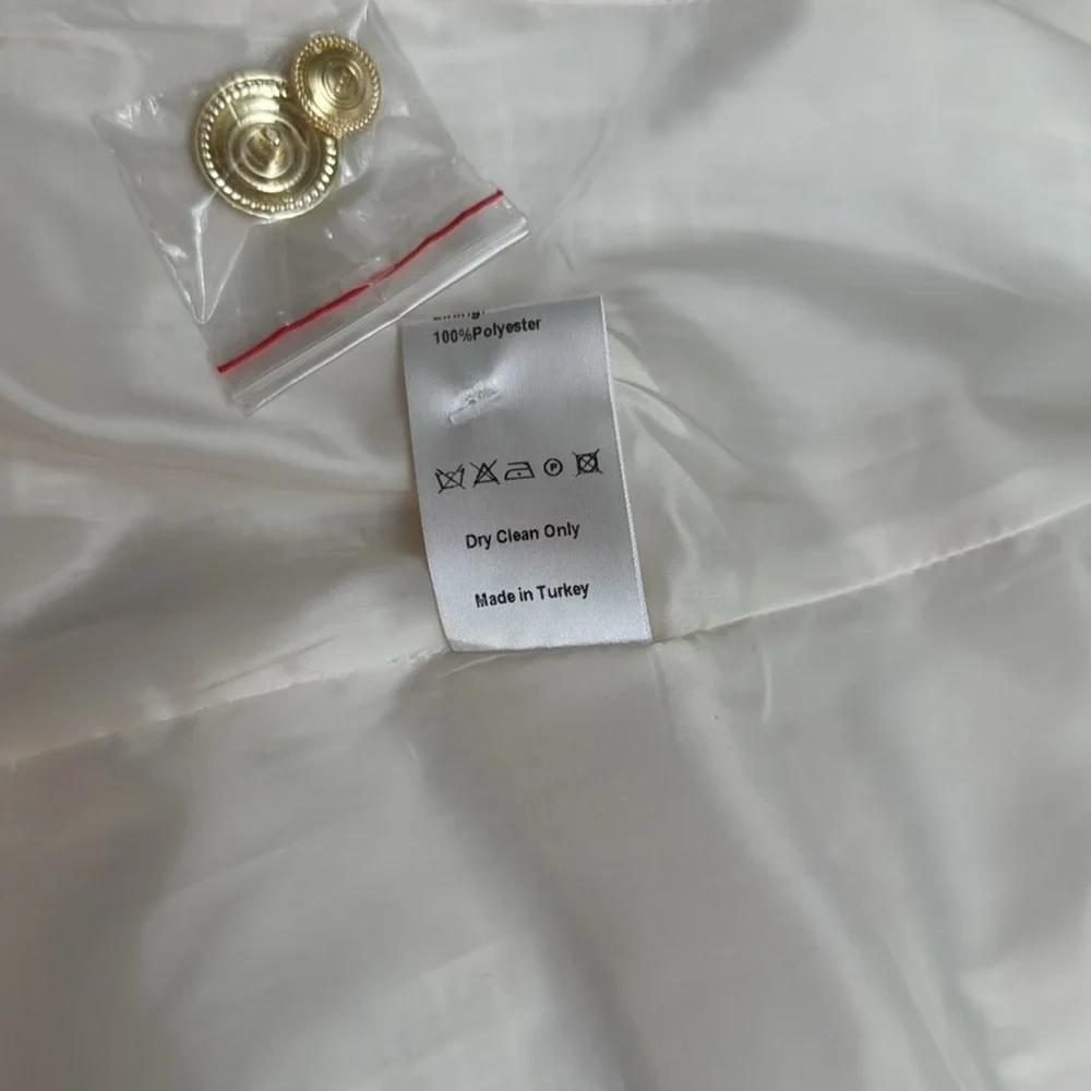 NWT Karen Millen Sparkle Tweed Military Blazer & Short Set - Picture 17 of 17